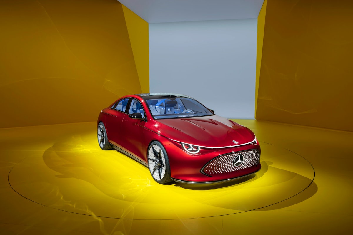 Mercedes CLA-Klasse Konzept wurde vorgestellt: Ausblick auf  Elektro-Einstiegsmodell