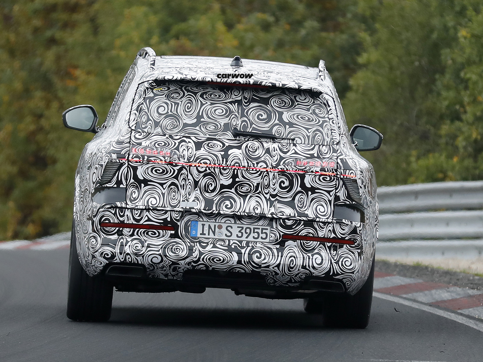 Audi Q9 Horch Testfahrt Heckansicht