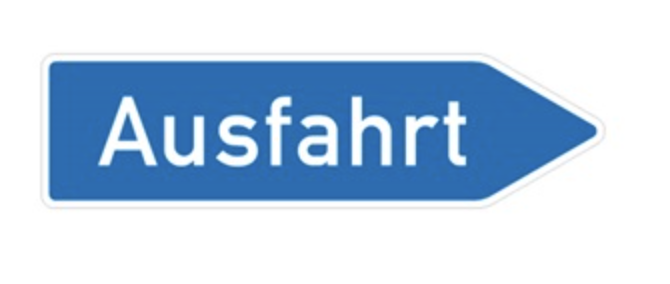 Ausfahrt