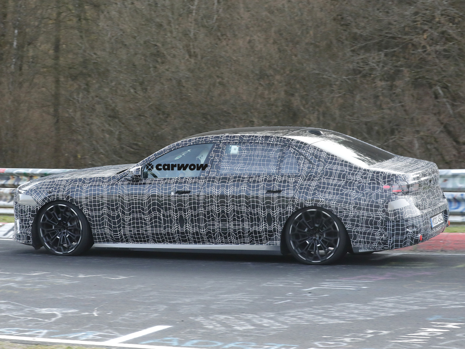 BMW 7er Facelift 2026 Testfahrt Seitenansicht 2