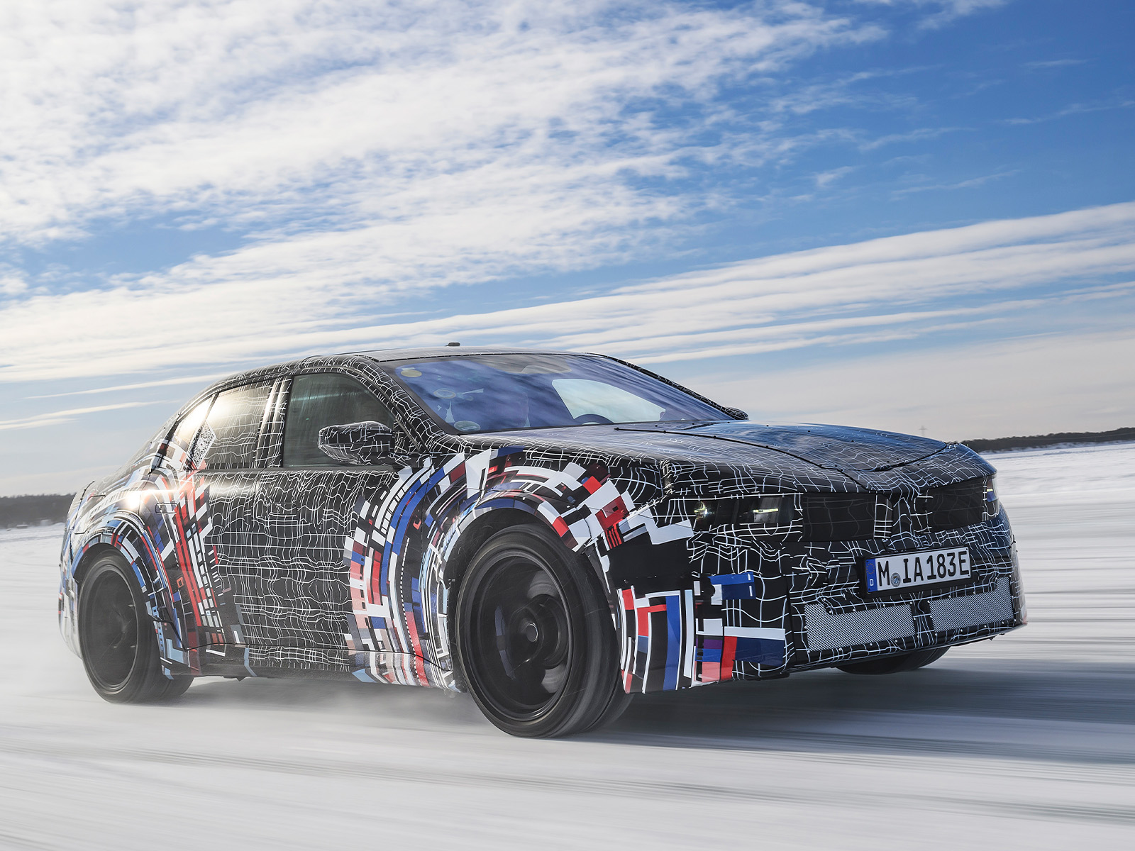 BMW M3 Elektro Teaser Januar 2026