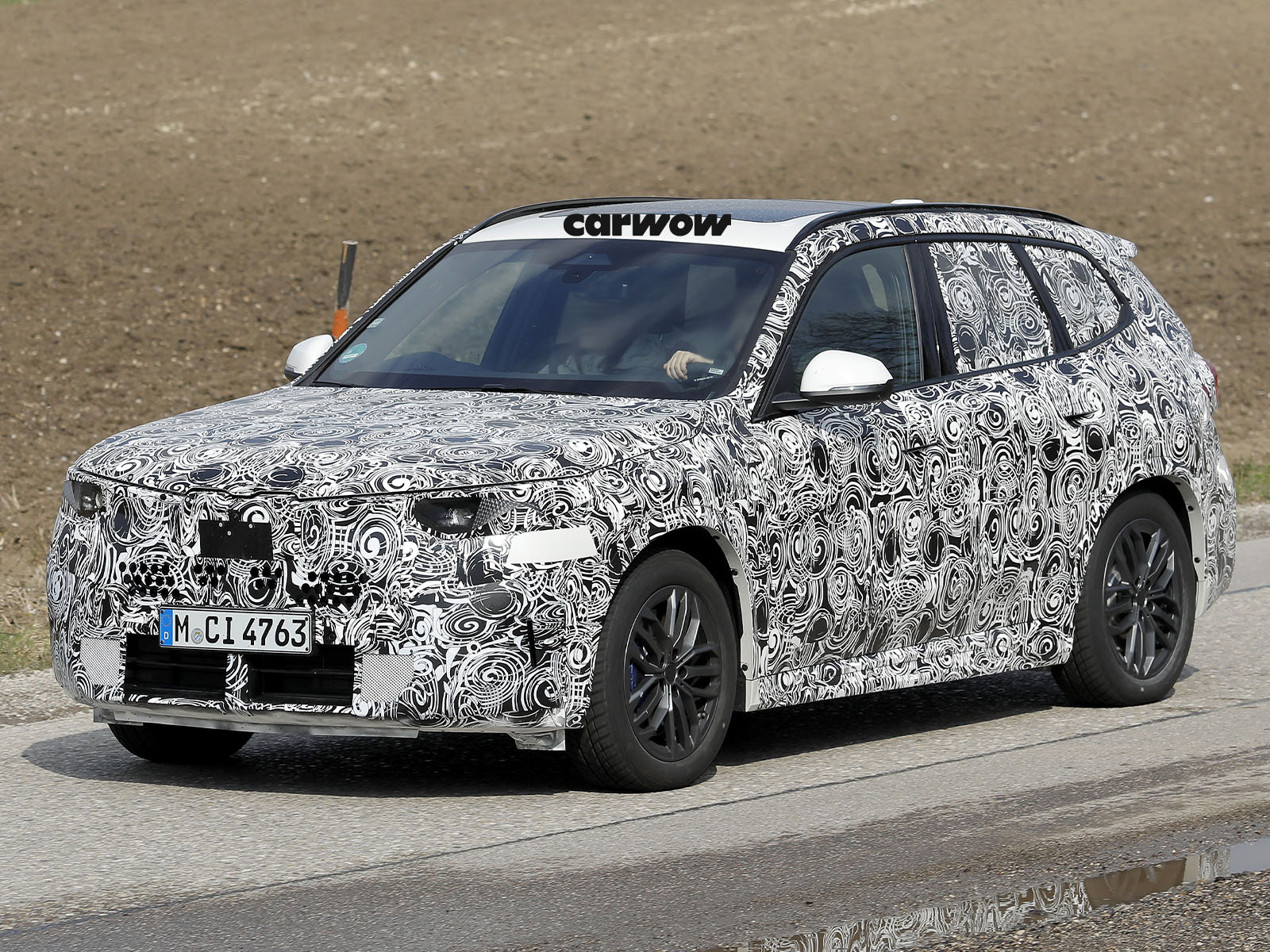 BMW X1 Testfahrt Seitenansicht