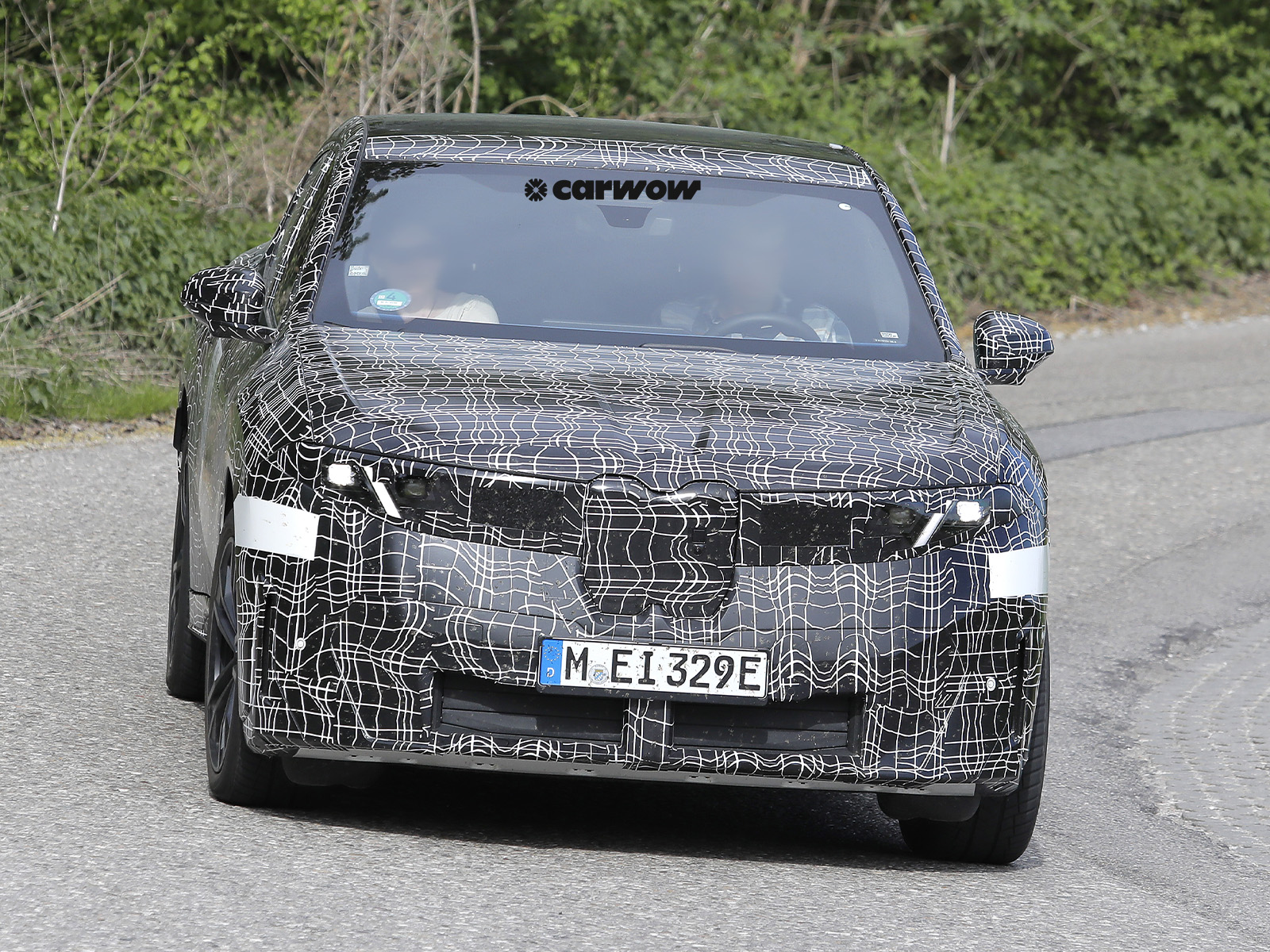 BMW iX4 Testfahrt Neue Bilder Frontansicht