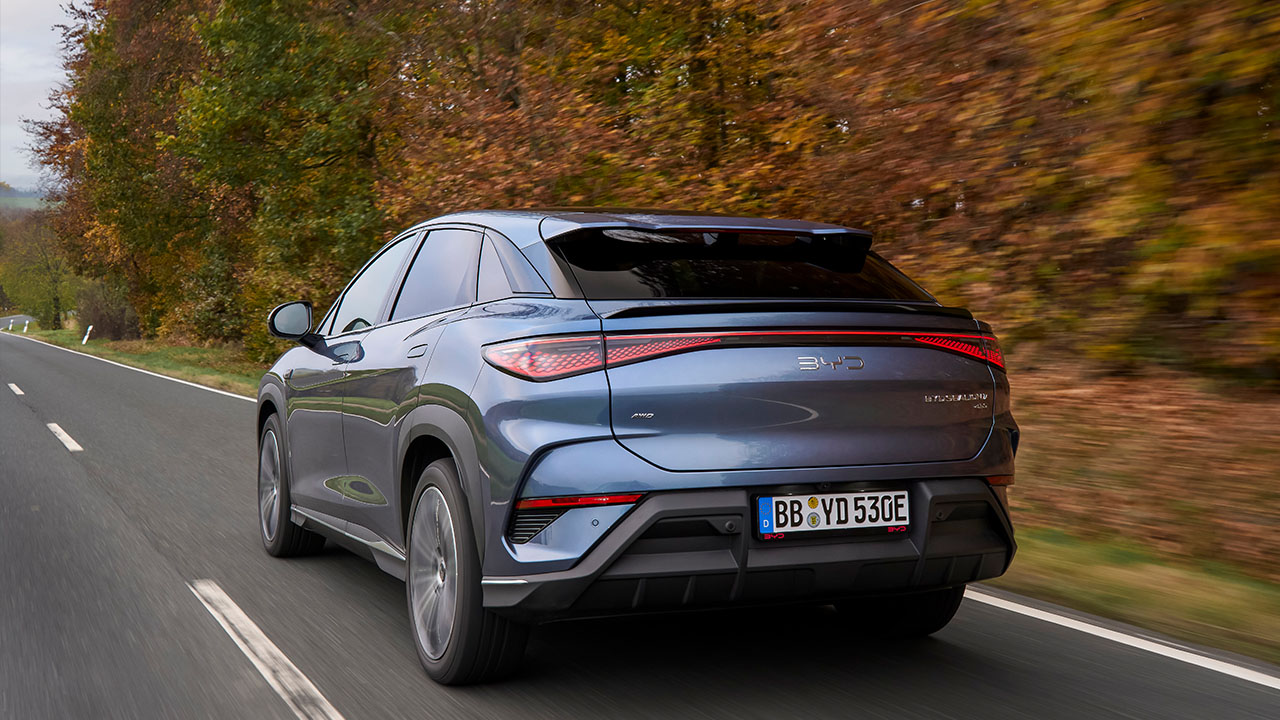 BYD Sealion 7 on the road