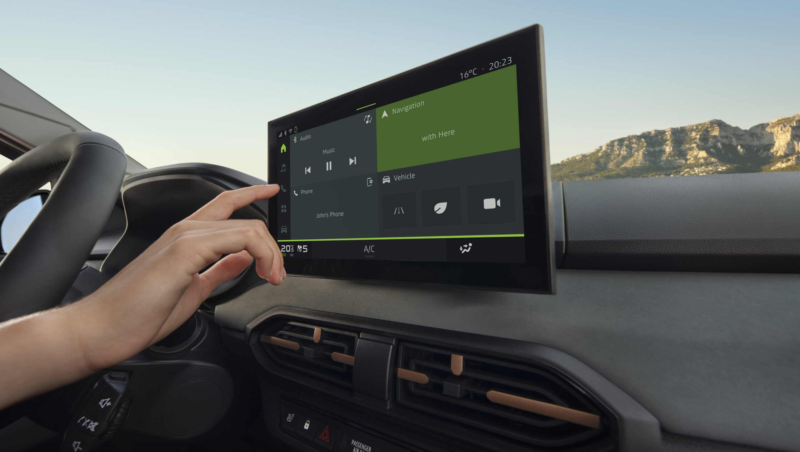 Sandero Bildschirm Facelift