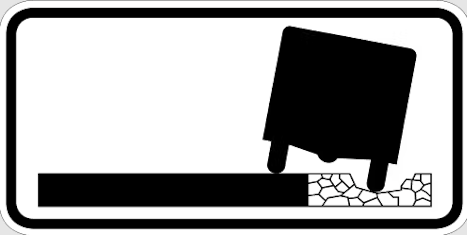 Rand nicht befahrbar