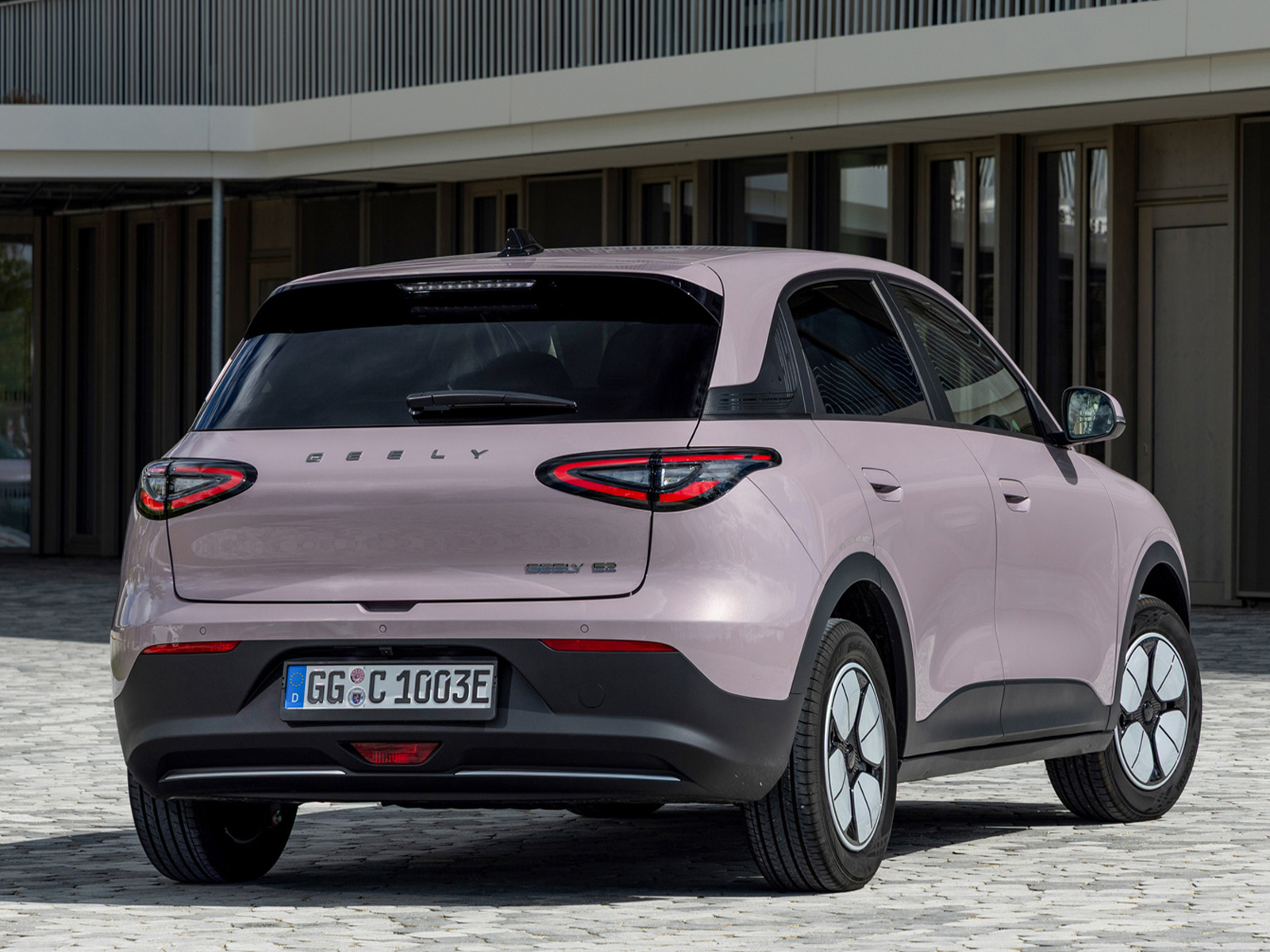 Geely E2 Heckansicht