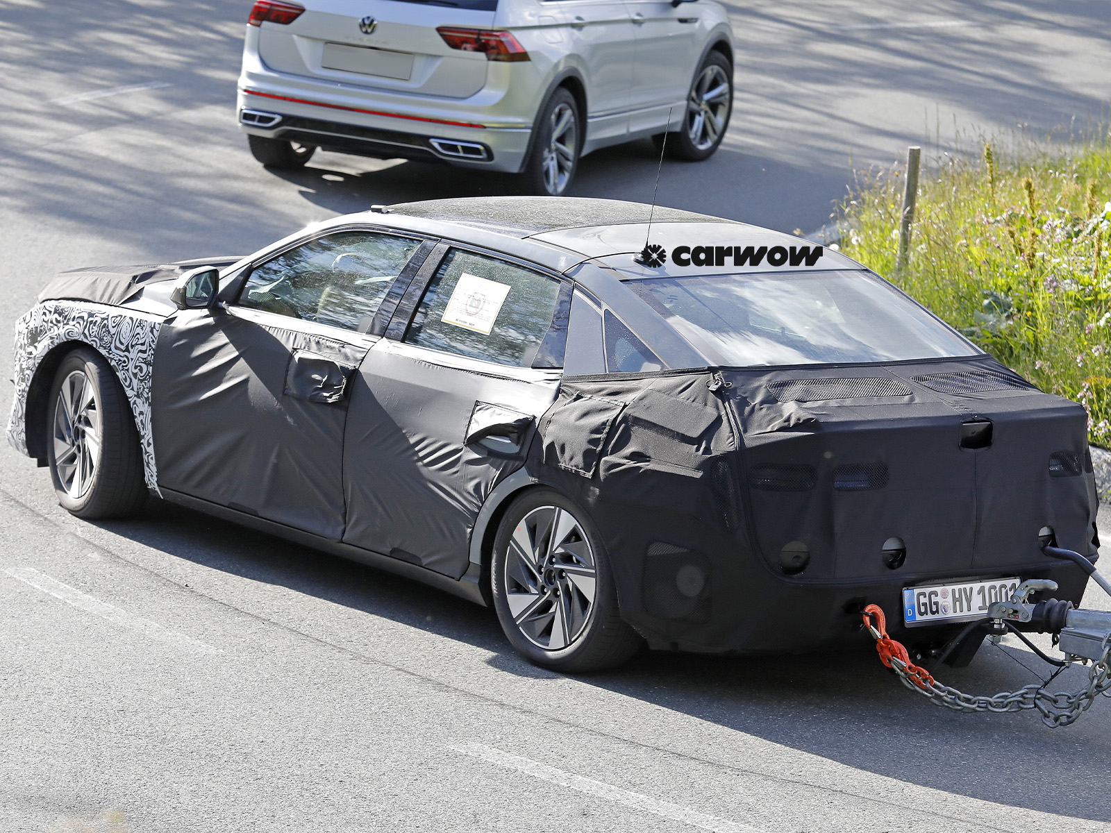 Hyundai Elantra auf Testfahrt 2026 Heckansicht
