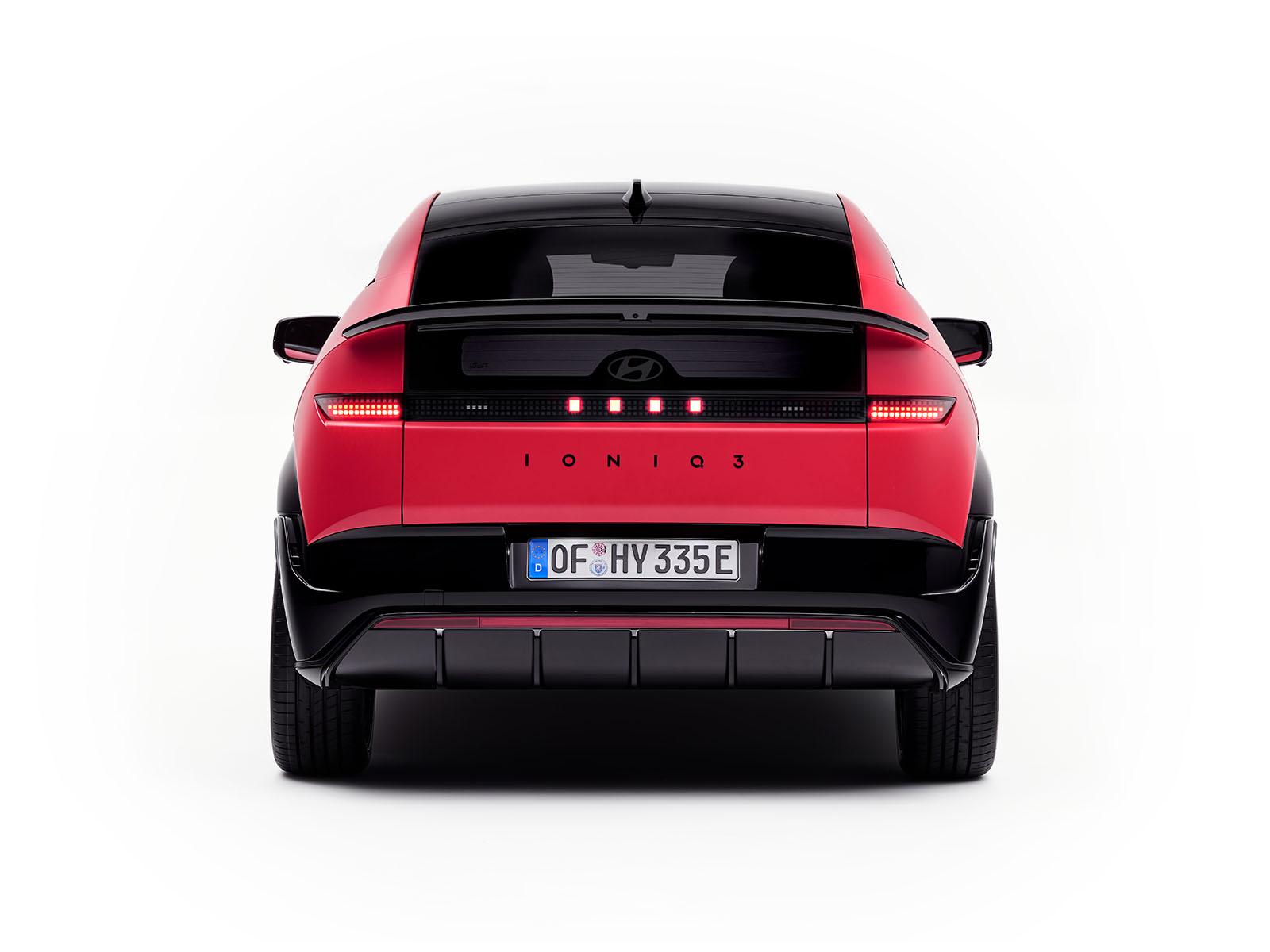 Hyundai Ioniq 3 Heckansicht 2