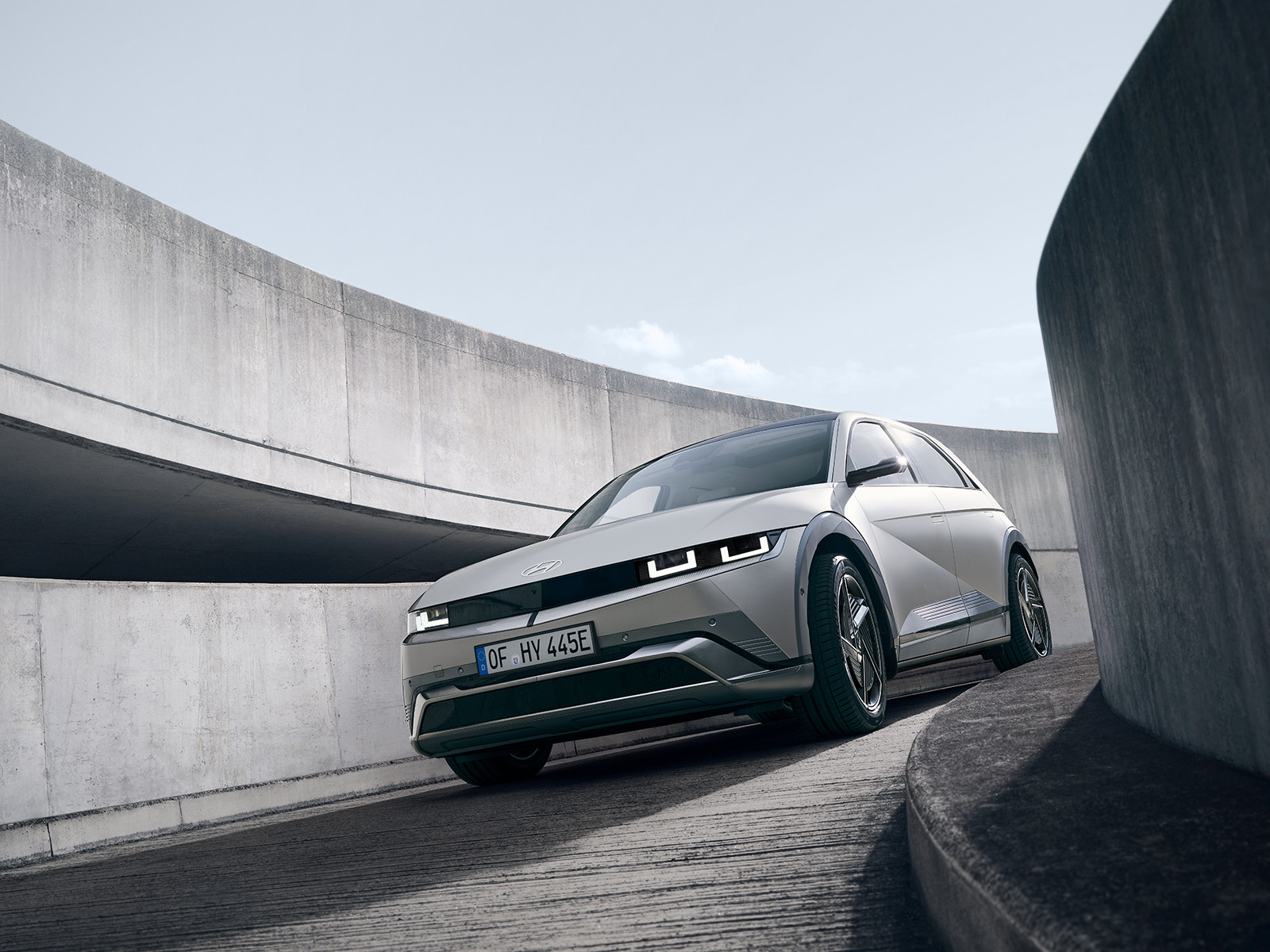 Hyundai Ioniq 5 dynamisch Frontansicht