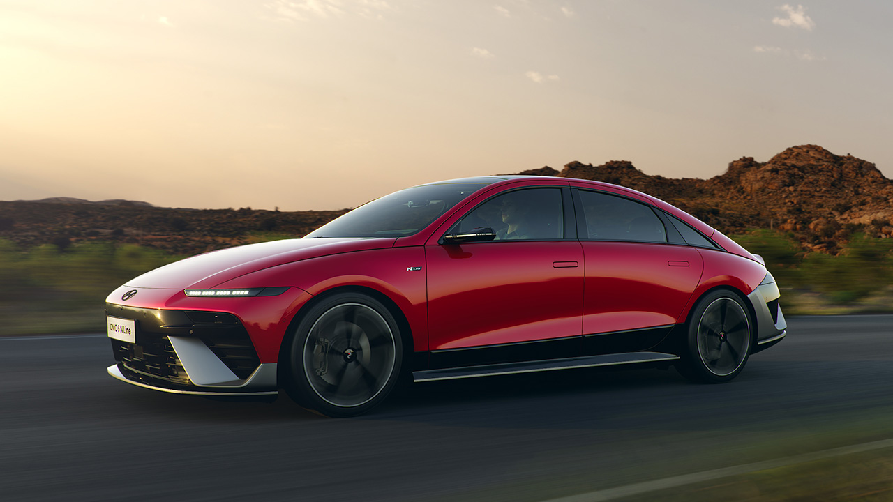 Hyundai Ioniq 6 N Seitenansicht