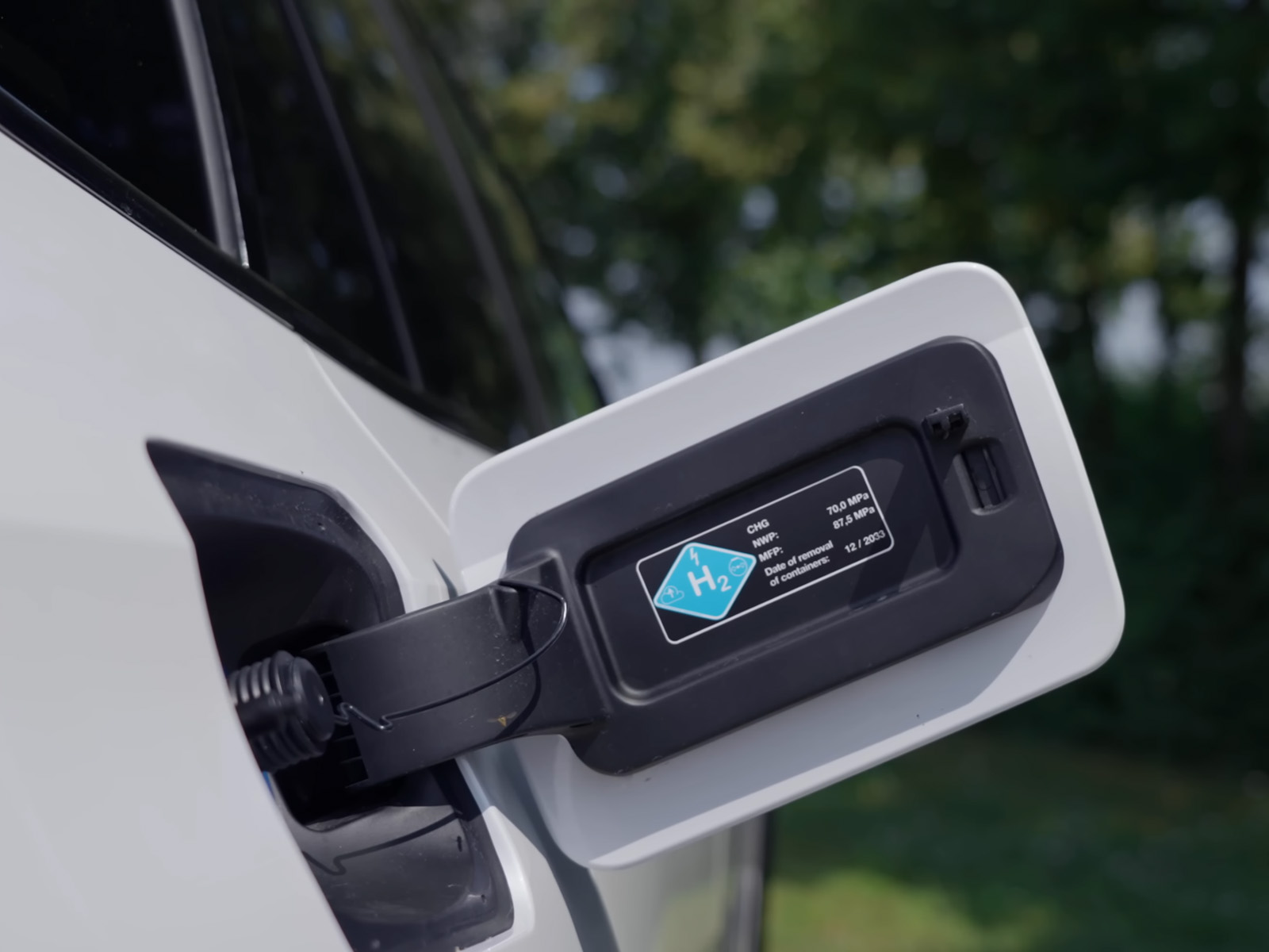 Wasserstoffauto Tankdeckel