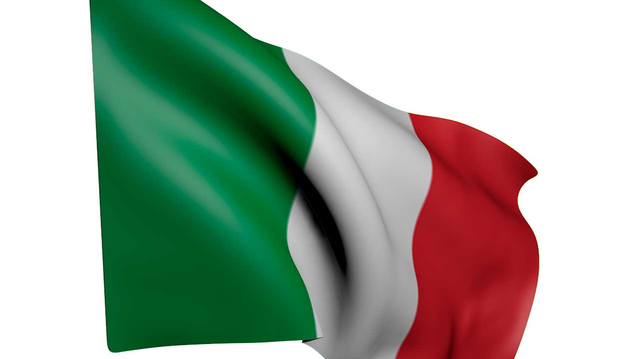 Italien-Flagge