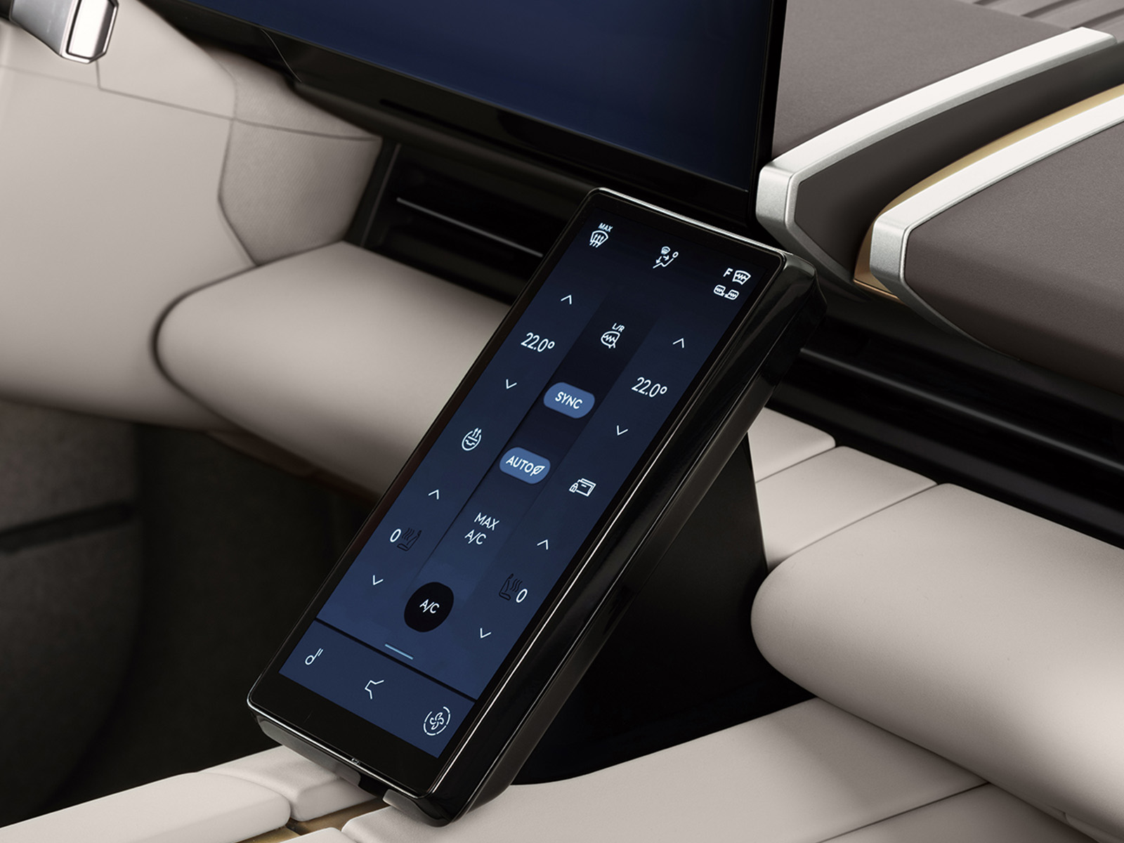 Jaguar Type 01 Vorstellung Klimasteuerung Detail