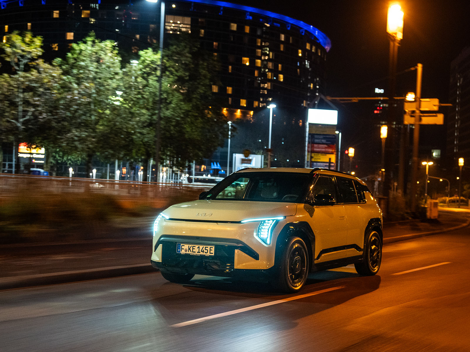 Kia EV3 Nachts