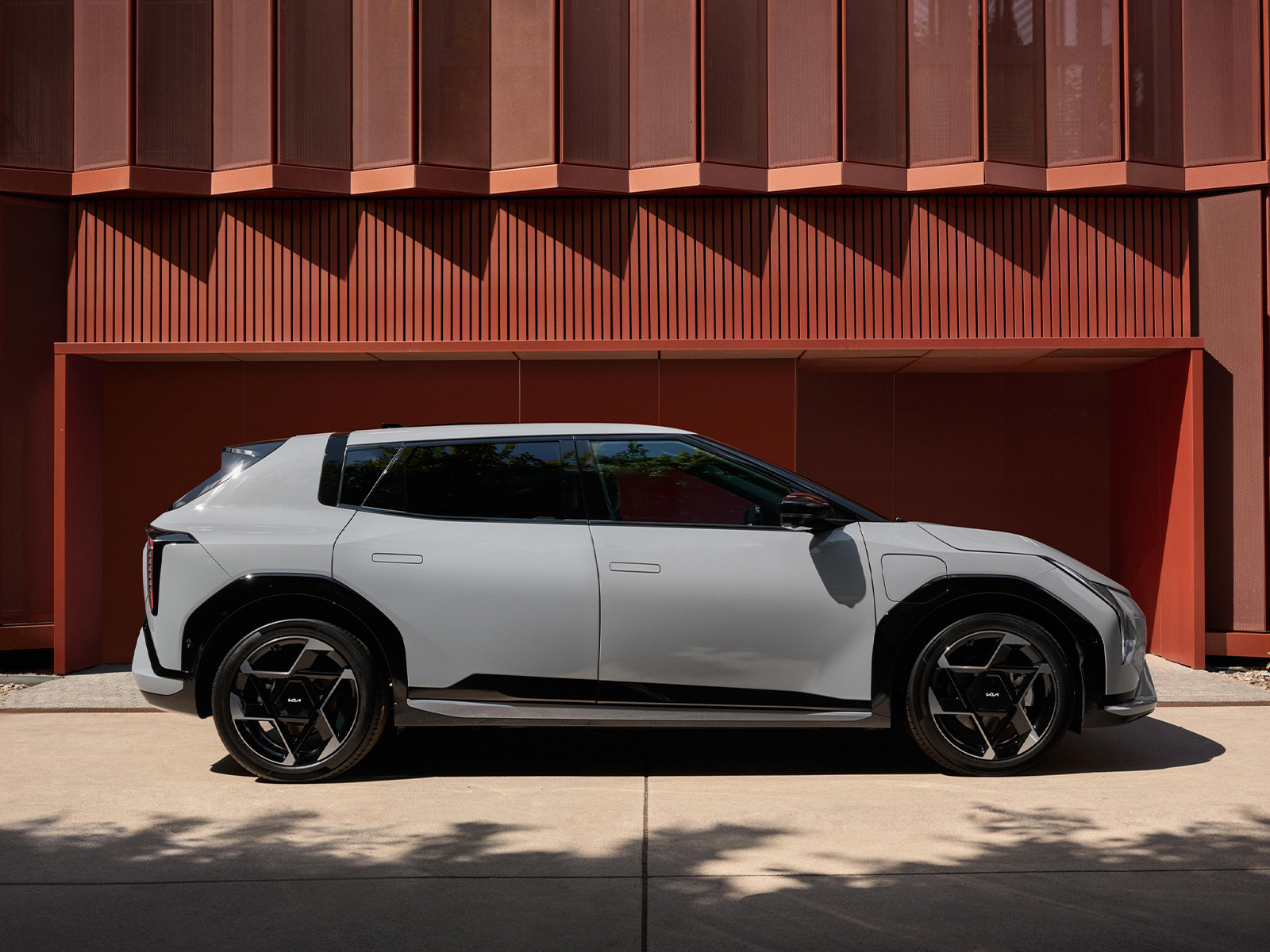 Kia EV4 Modelljahr 2027 Seitenansicht