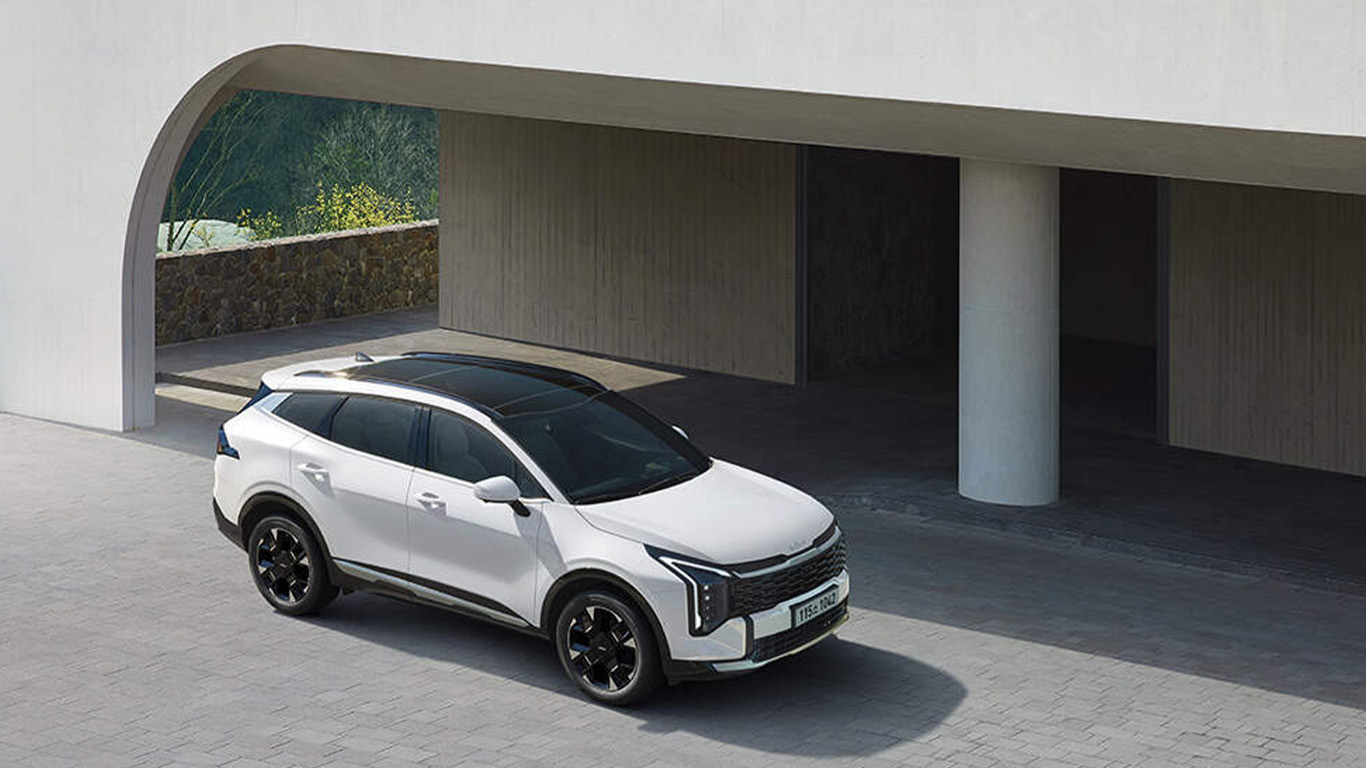 Kia Sportage Facelift in Korea Draufsicht