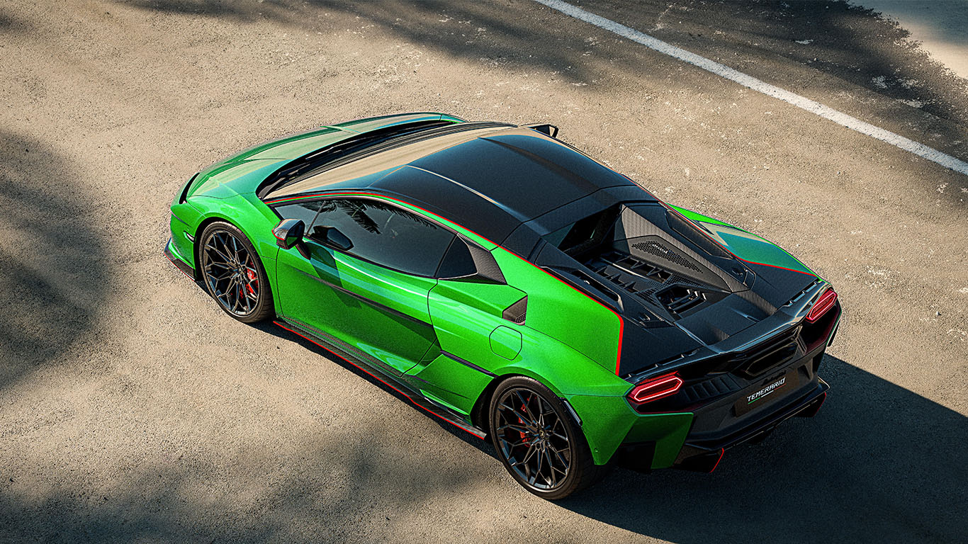 Lamborghini Temerario auf Fahrt