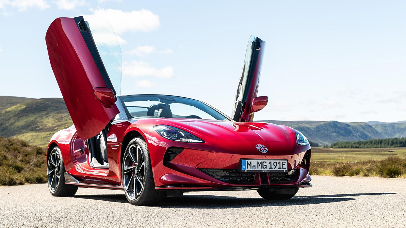 MG Cyberster Scherentüren