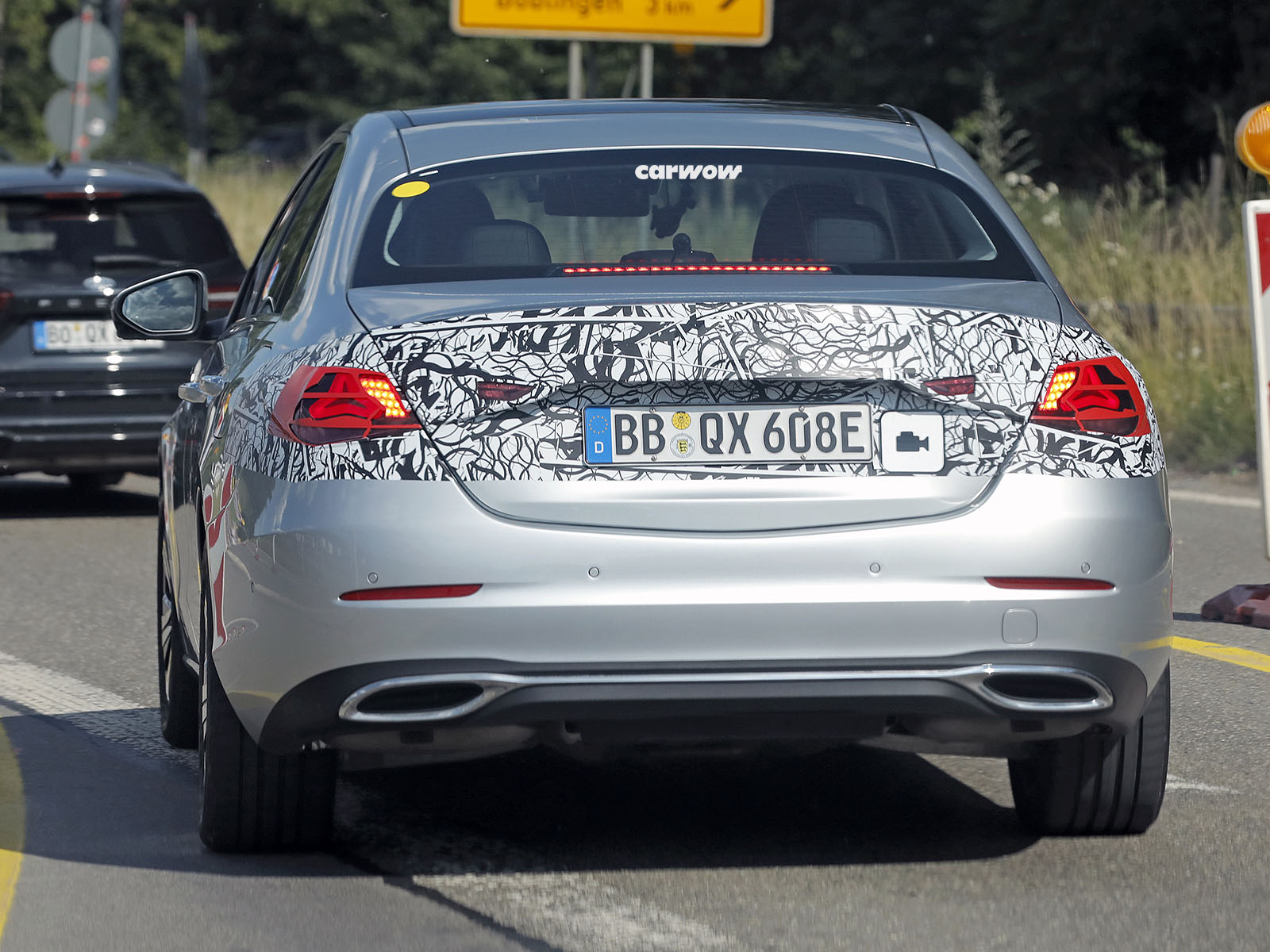 Mercedes C-Klasse Facelift Neue Bilder Juli 2025 Heckansicht