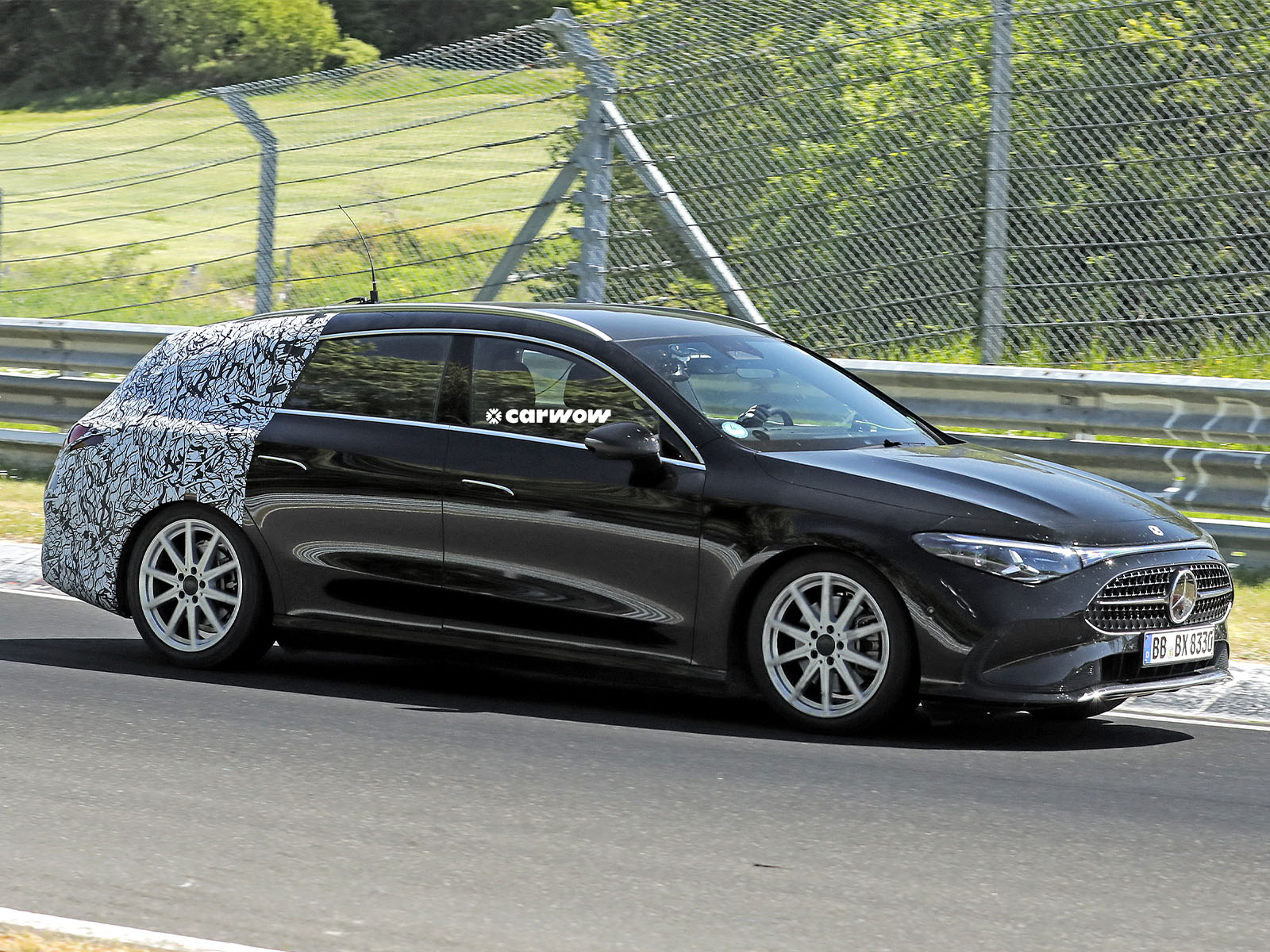 Mercedes CLA Shooting Brake 2026 First Pictures Side View