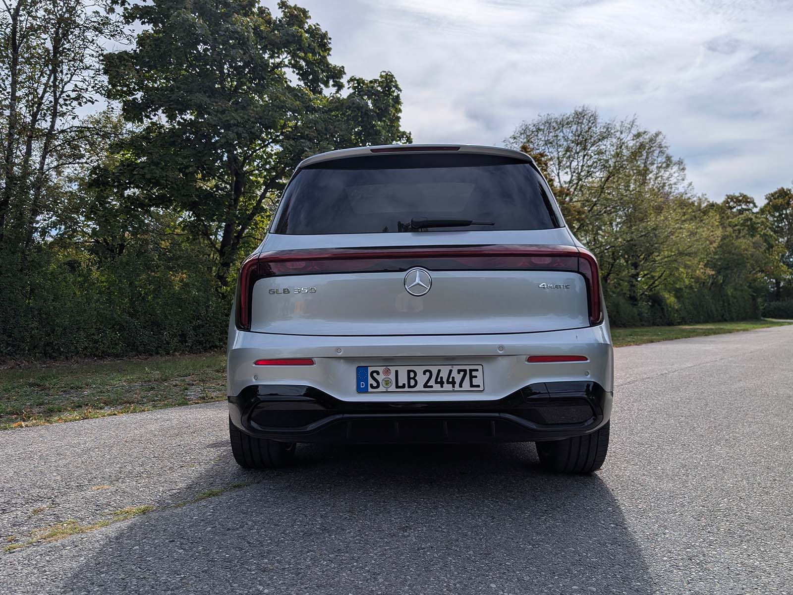 Mercedes GLB elektrisch Heckansicht