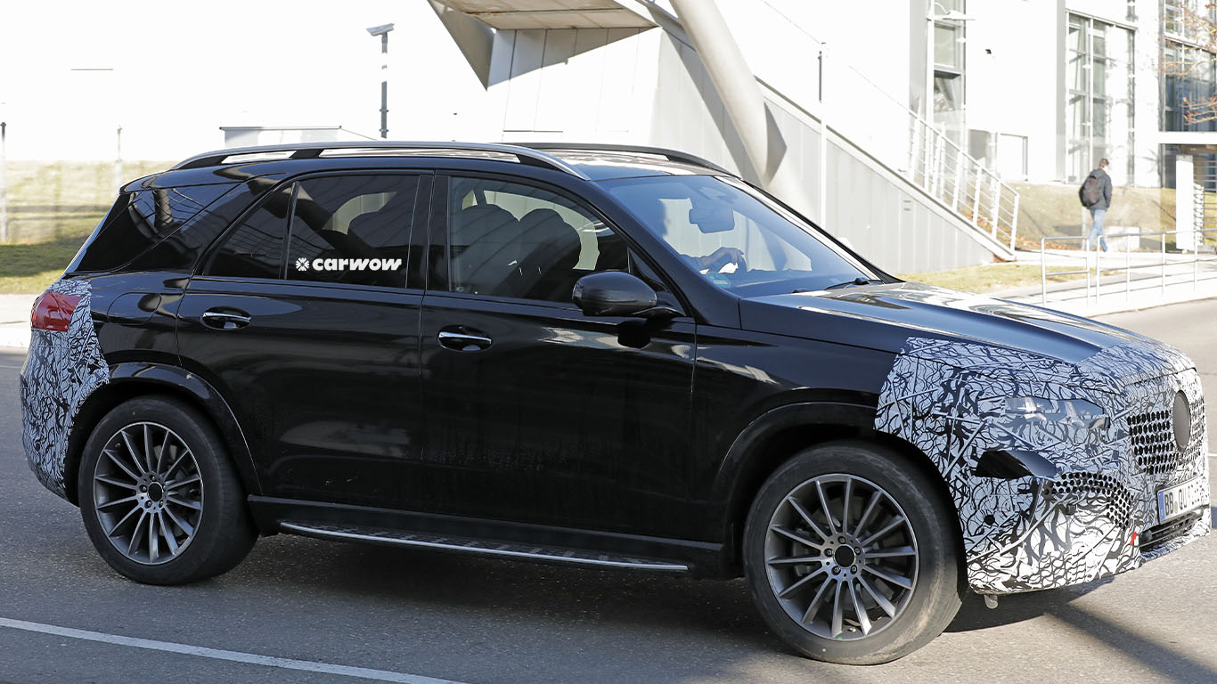 Mercedes GLE Zweites Facelift Neue Bilder Seitenansicht