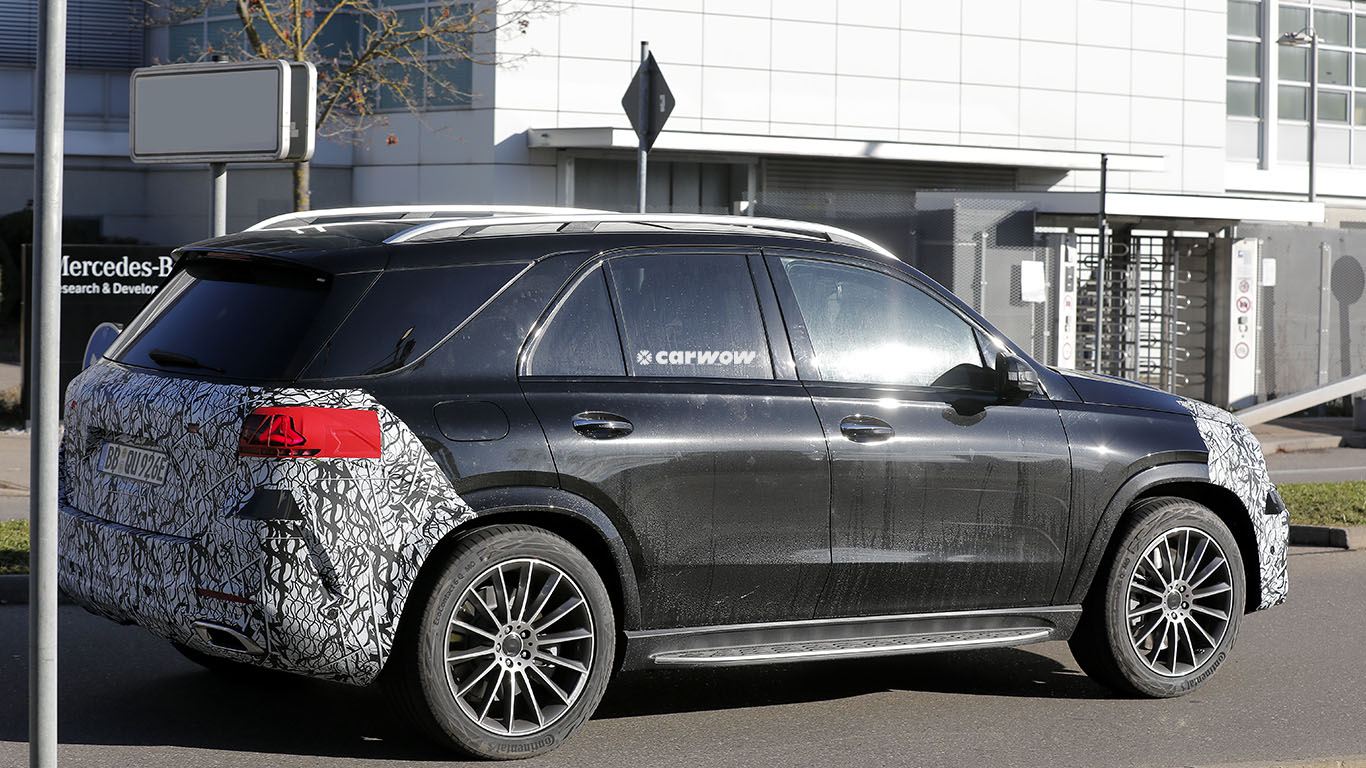Mercedes GLE Zweites Facelift Neue Bilder von weiteren Testfahrten