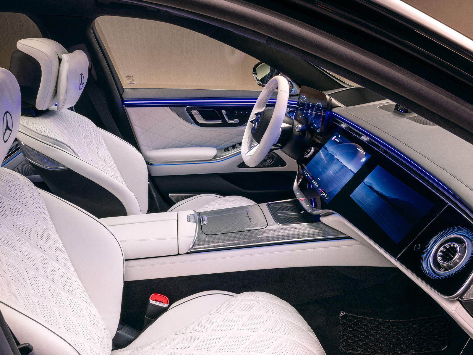 Mercedes S-Klasse Facelift 2026 Vordersitze