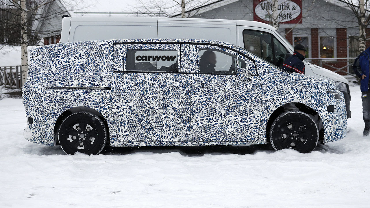 Mercedes V Klasse 2027 Erprobungsfahrt