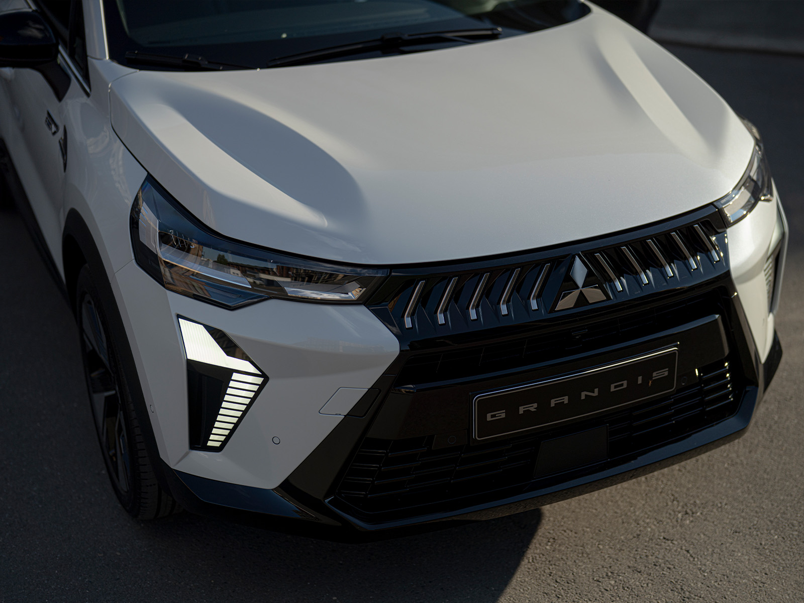 Mitsubishi Grandis VOrstellung Frontdetail