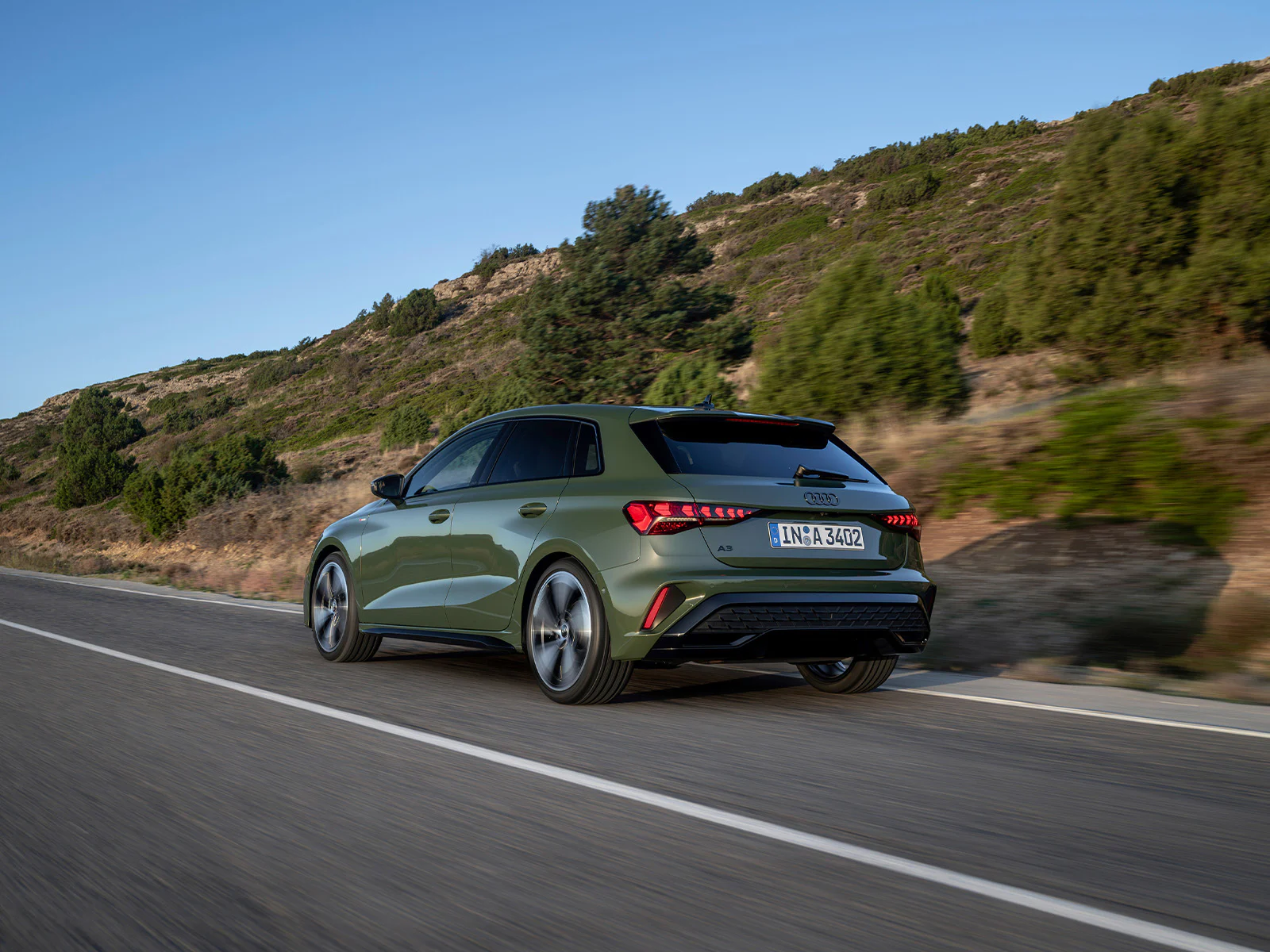 Modellpflege Audi A3 2026 Heck dynamisch