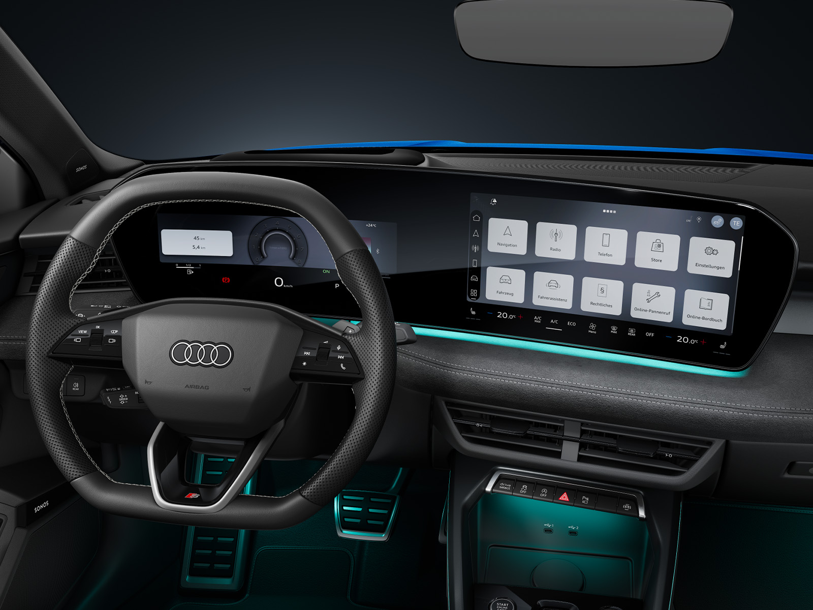 Modellpflege Audi A3 2026 Lenkrad