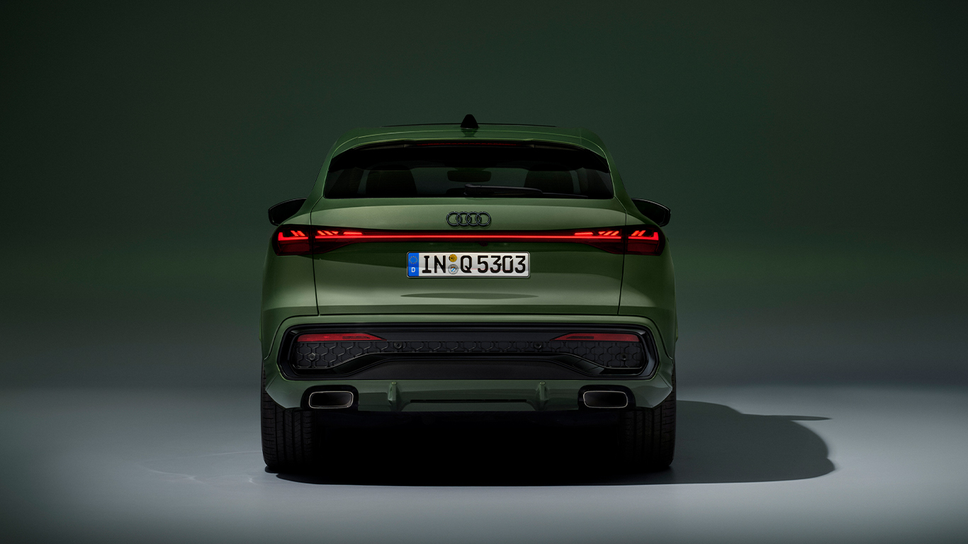 Neuer Audi Q5 Sportback Heckansicht