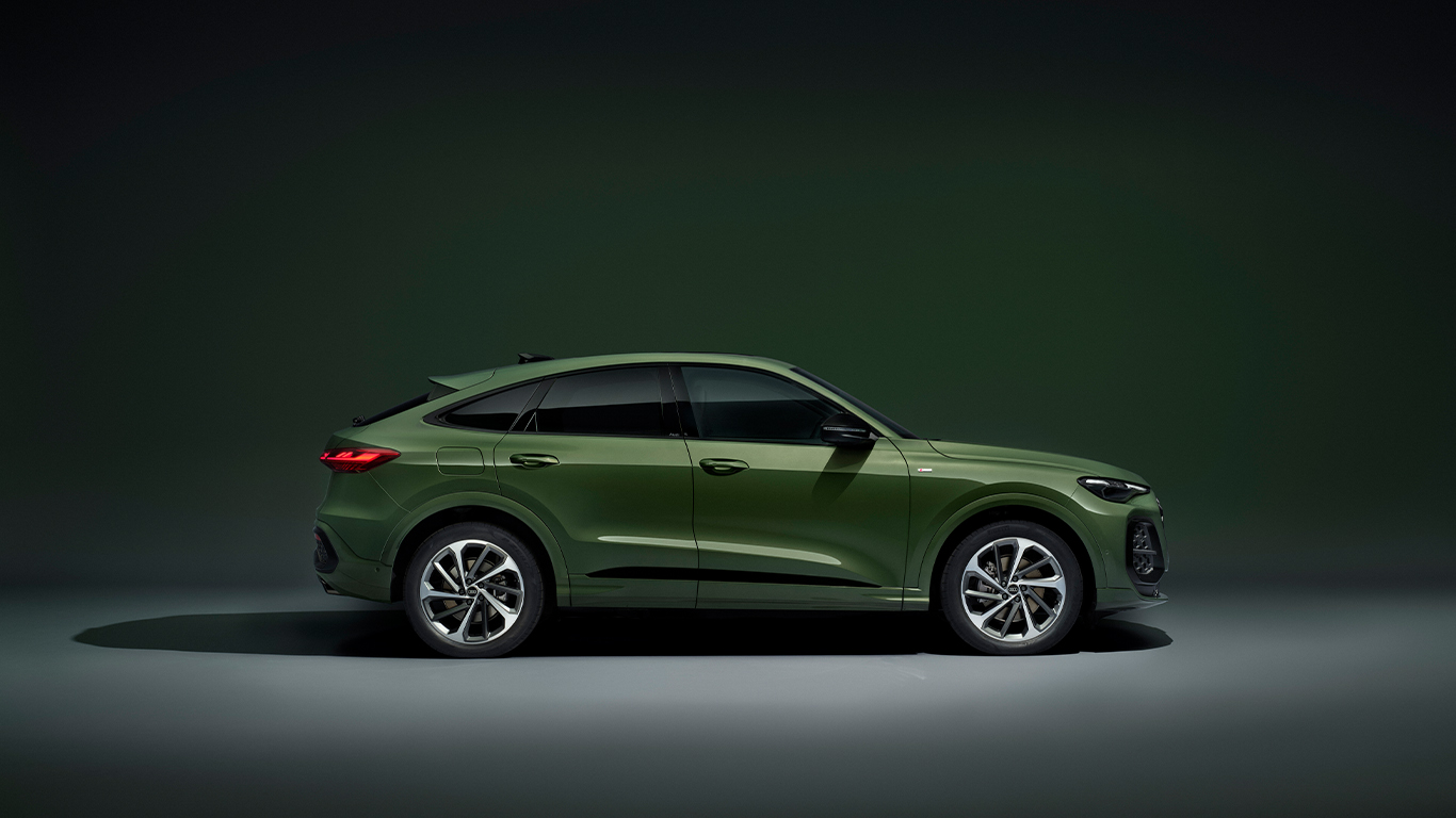 Neuer Audi Q5 Sportback Seitenansicht
