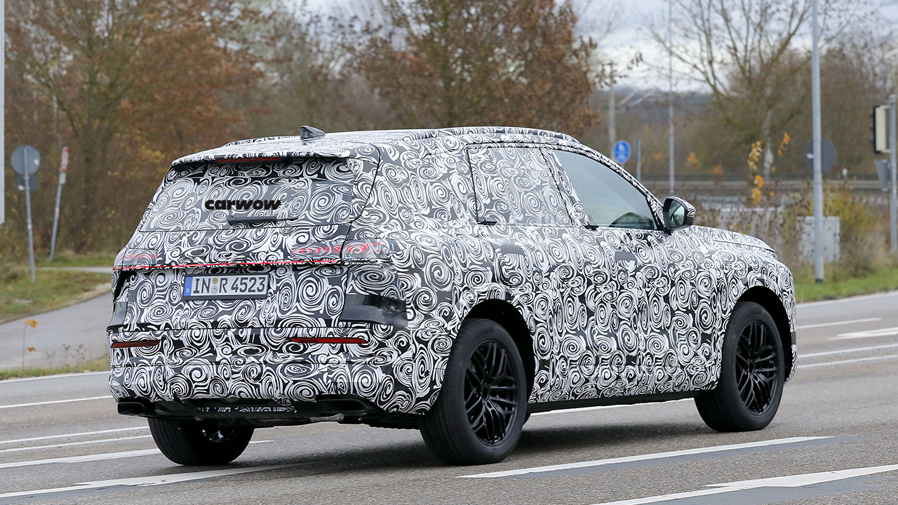 Neuer Audi Q7 2026 Heckansicht