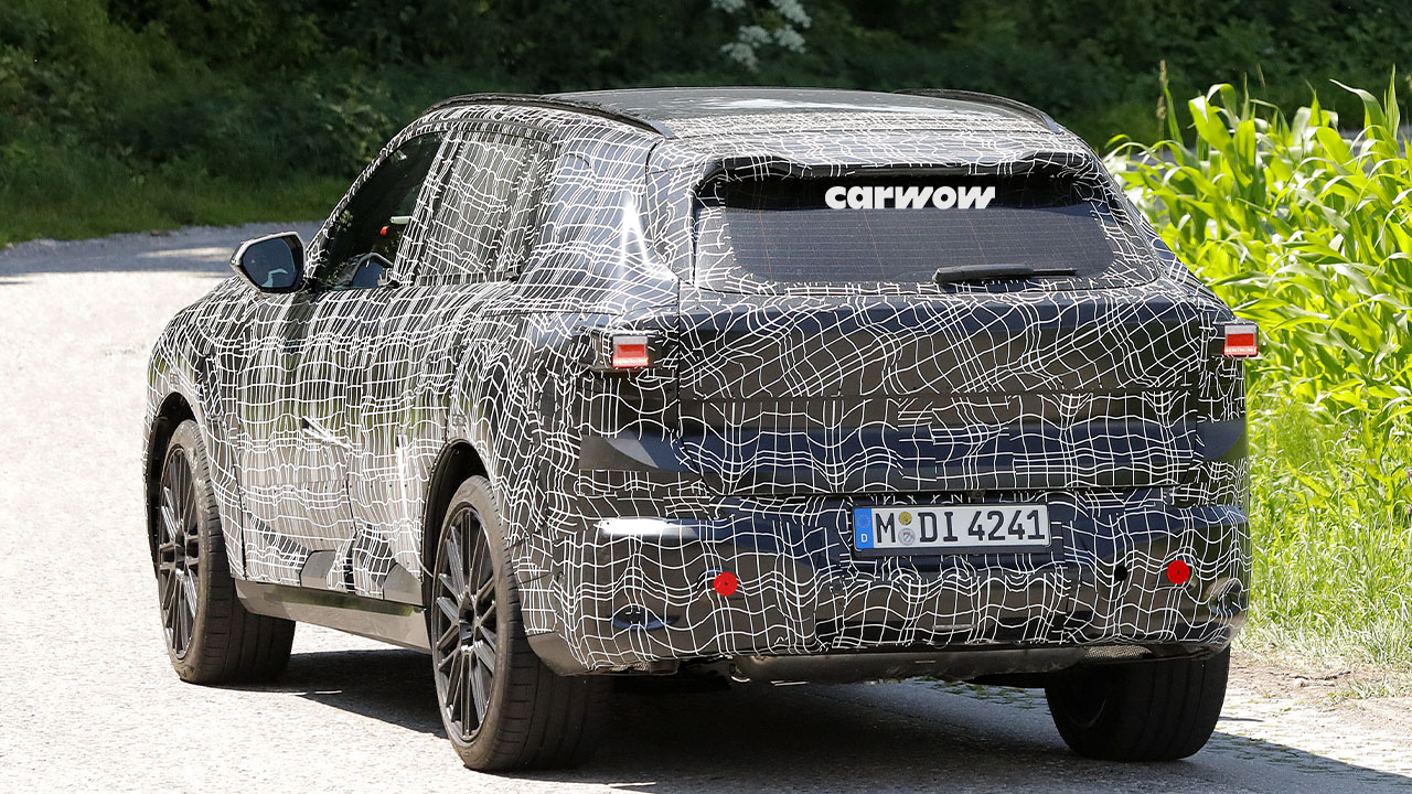 Neuer BMW X5 Heckansicht