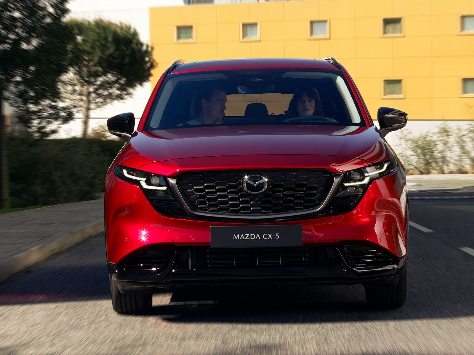 Neuer Mazda CX-5 2025 dynamisch Frontansicht