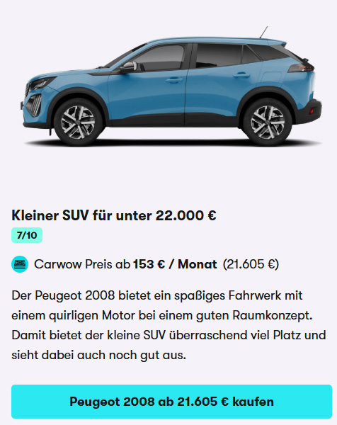 Peugeot 2008 on sale September 2025 Car Card