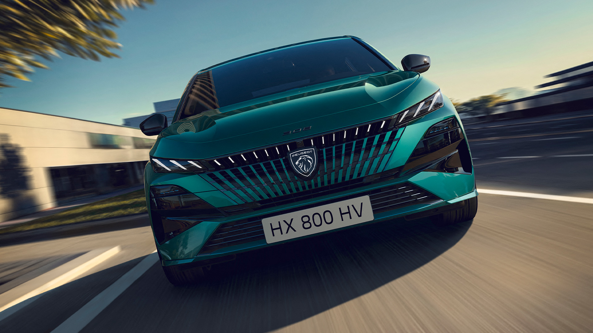 Peugeot 308 Facelift Frontansicht dynamisch