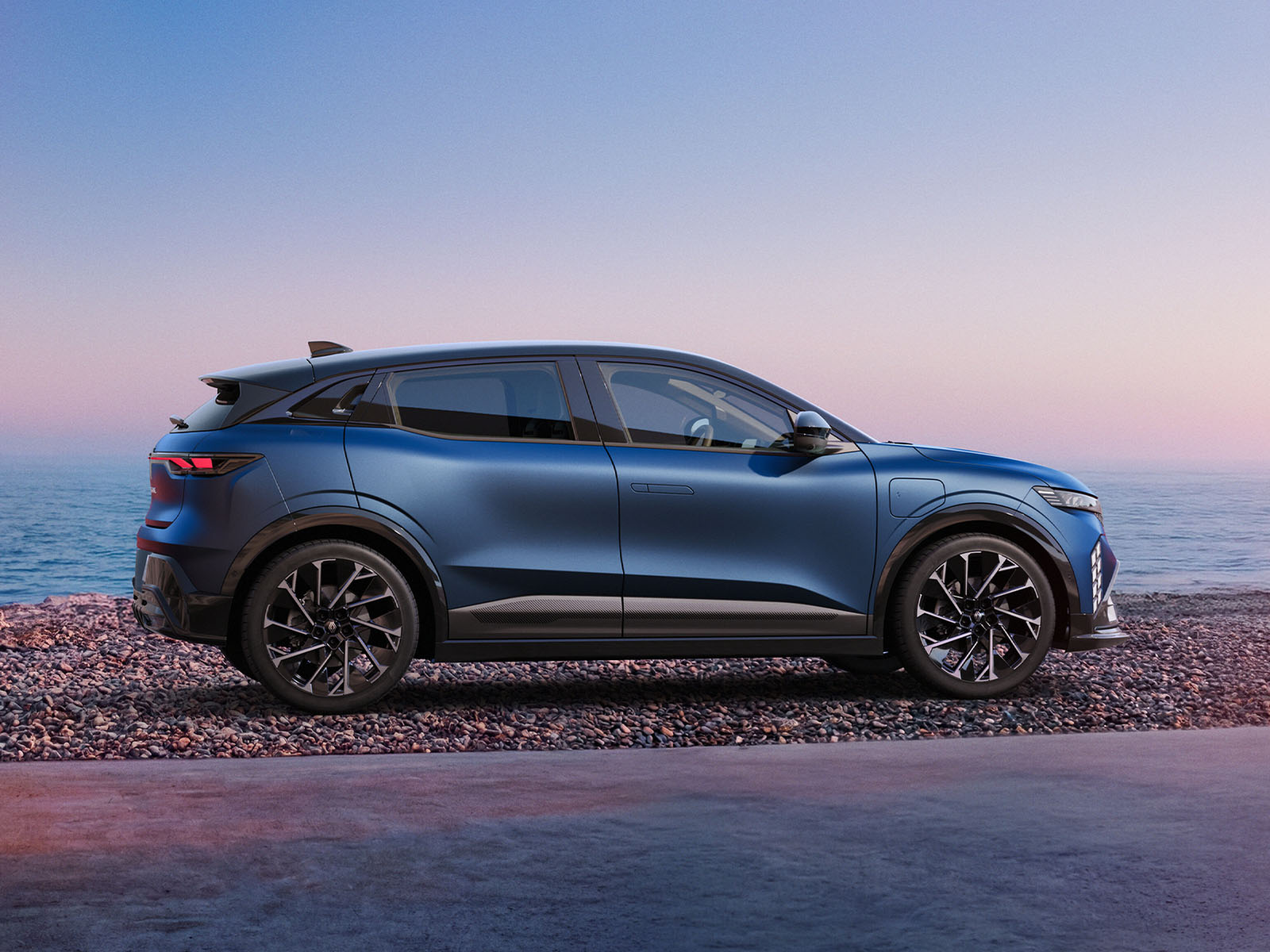 Renault Megane Facelift 2026 Seitenansicht