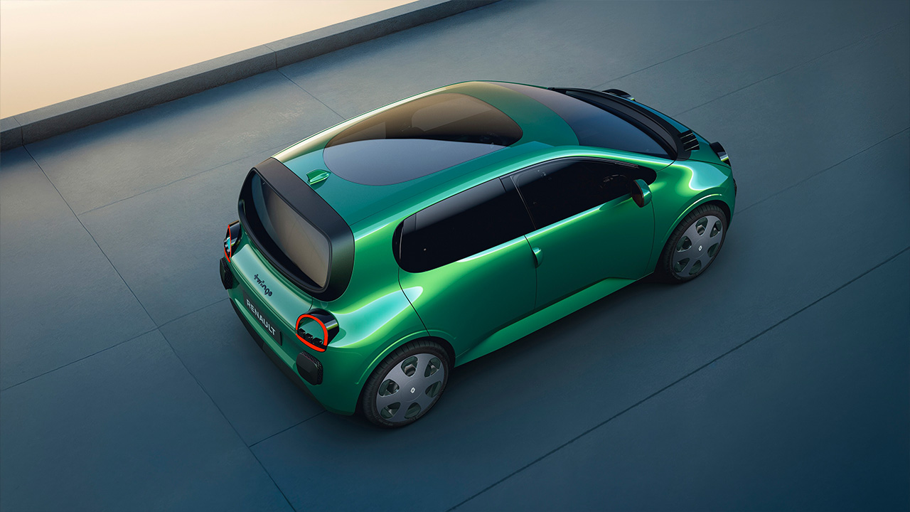 Renault Twingo E-Tech top view