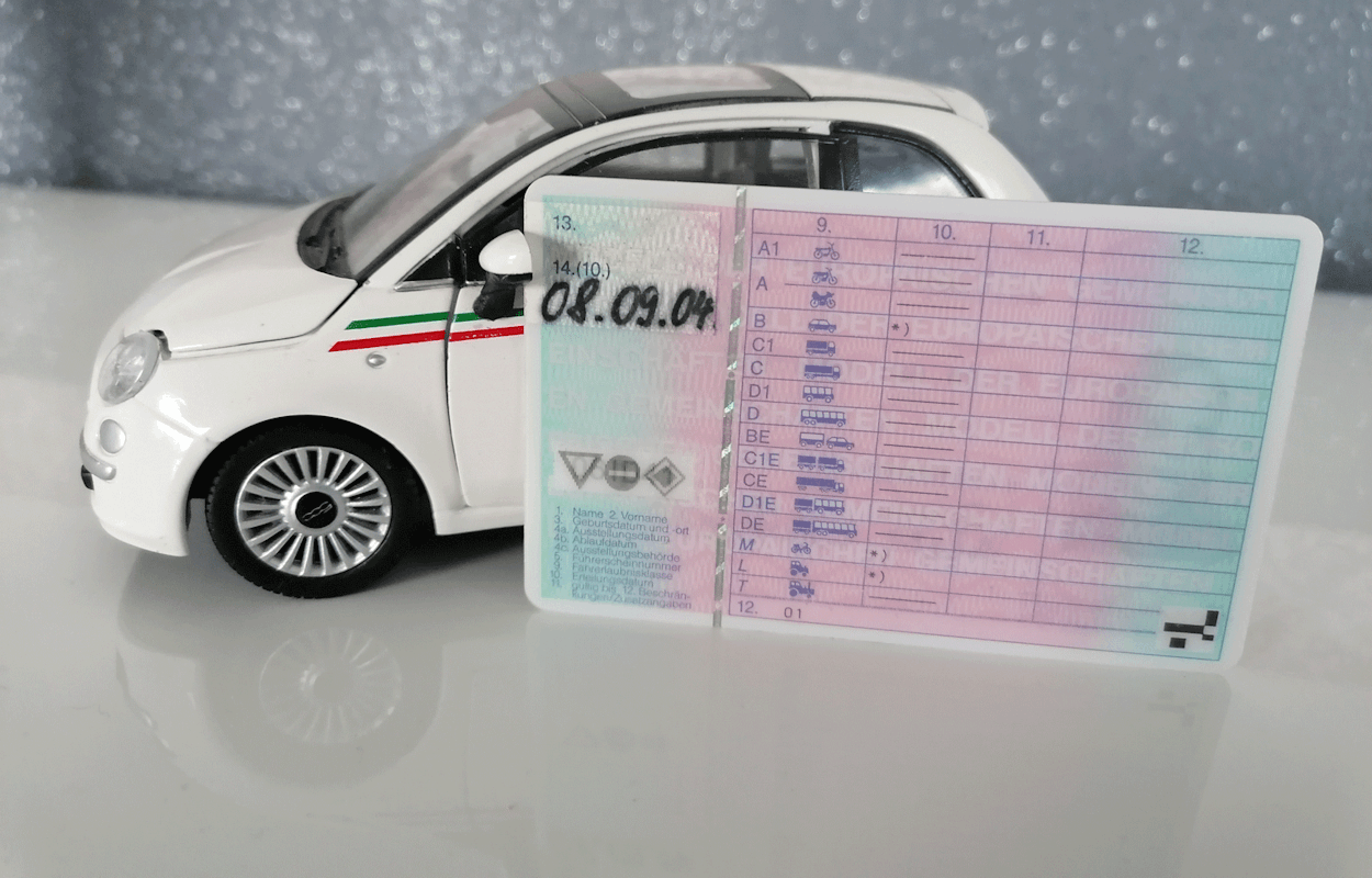 Schlüsselzahlen für Eintragungen in den Führerschein