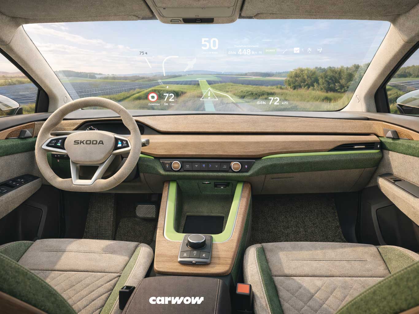 Skoda-Innenraum-Render