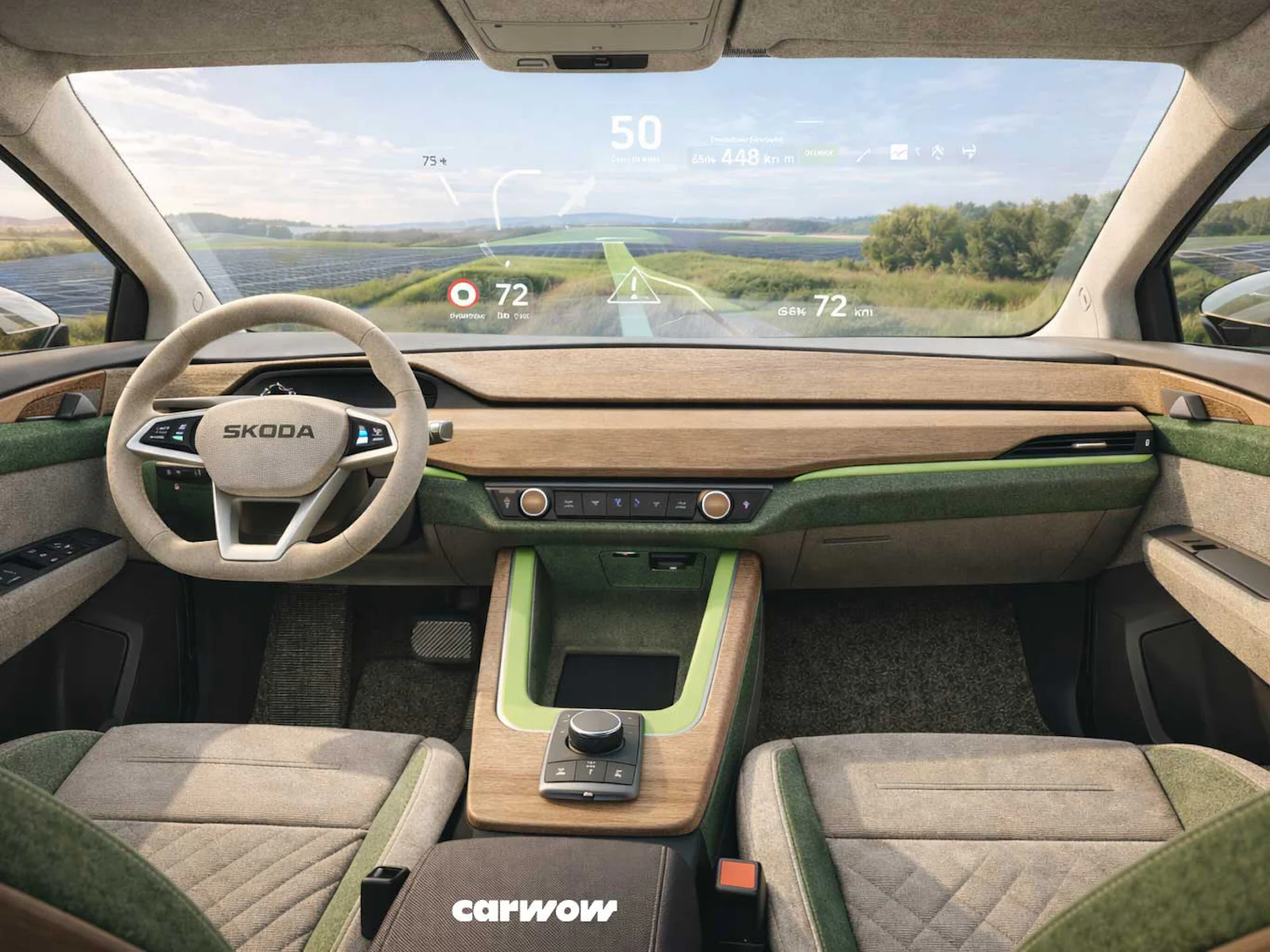 Skoda-Innenraum-Render