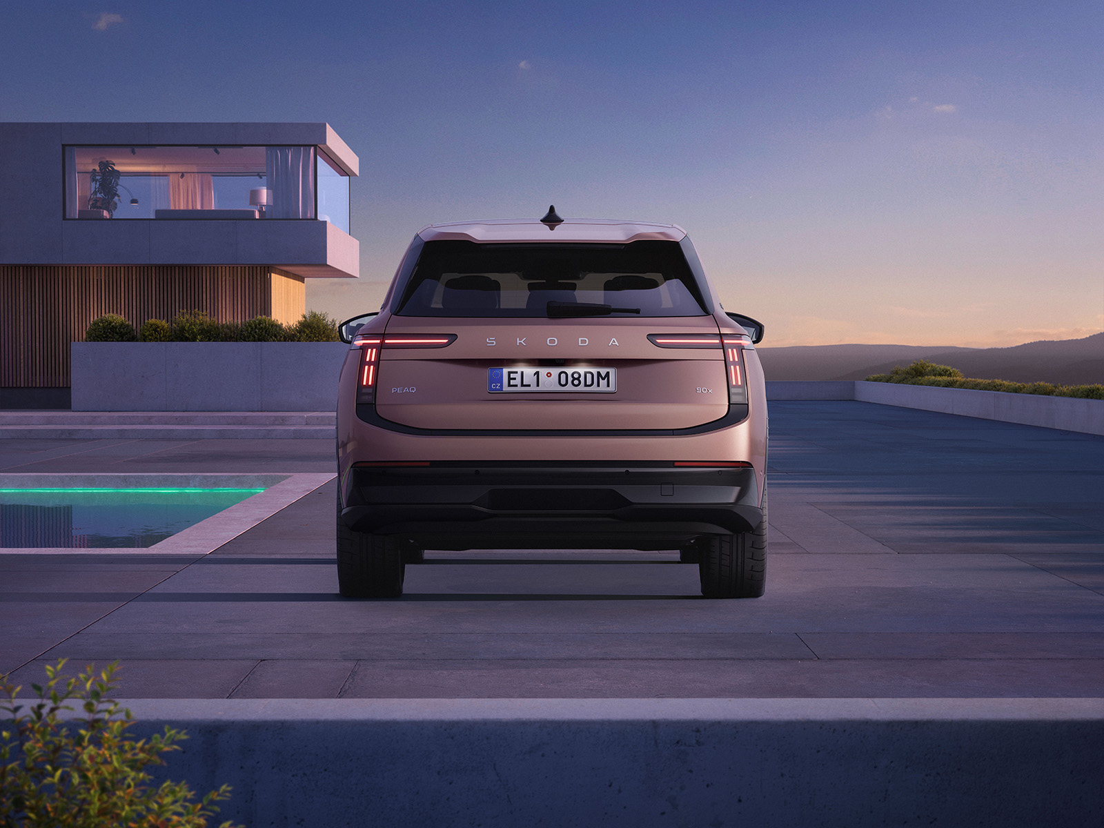 Skoda Peaq Weltpremiere Heckansciht 2