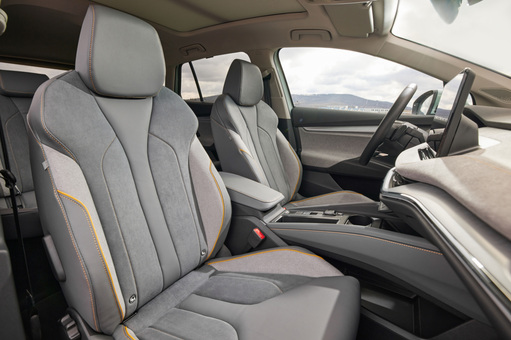 Skoda front row of seats