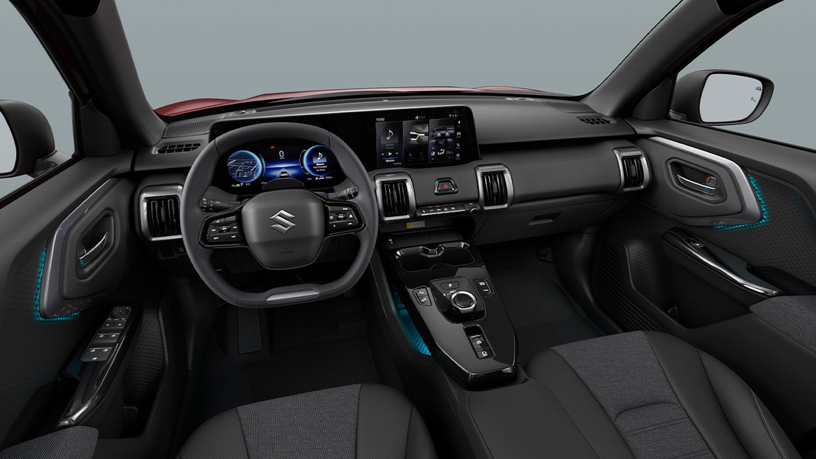 Suzuki eVitara Cockpit einfarbig