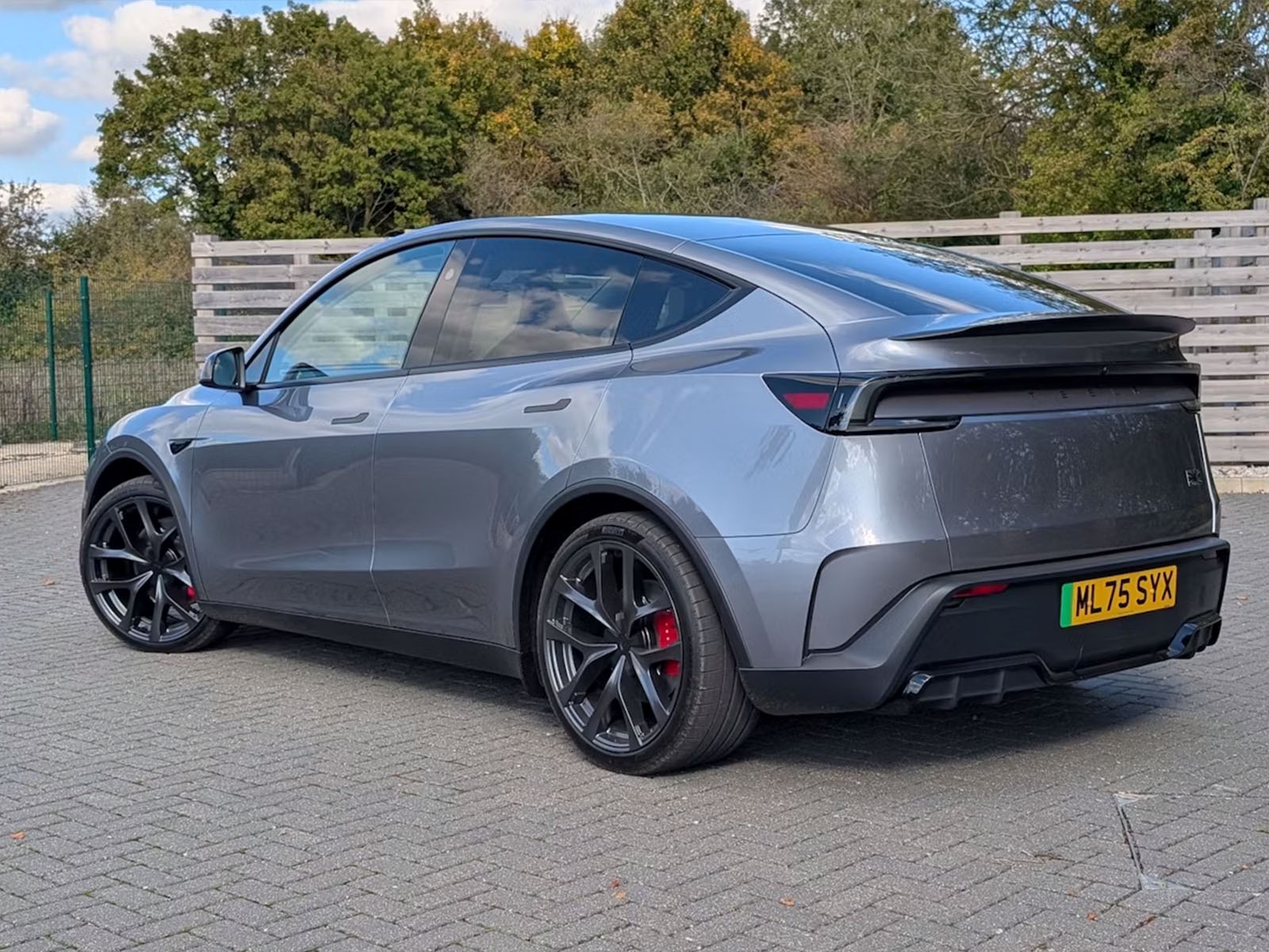 Tesla Model Y Performance Heckansicht