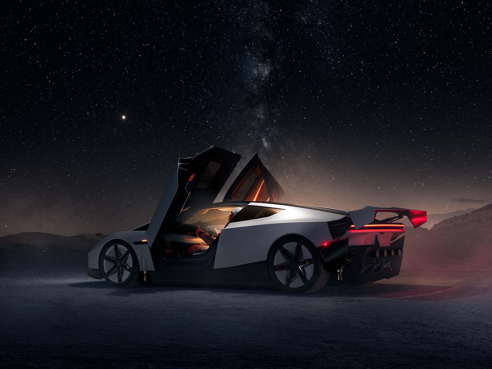 Tesla Roadster Seitenansicht